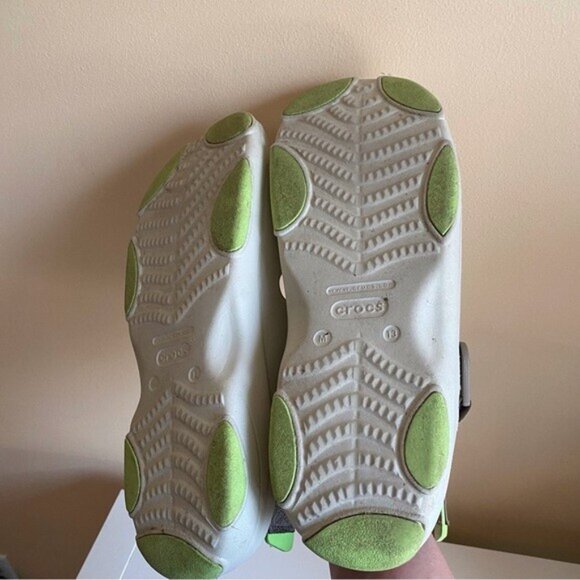 CROCS Classic All Terrain Sandal Mens 13 Bone Double Strapped - Picture 5 of 7